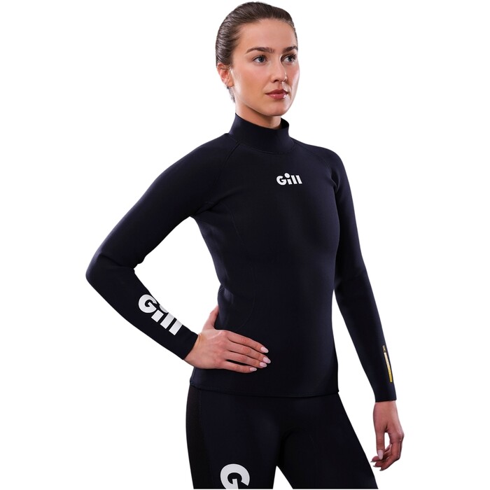 2024 Gill Frauen Zentherm 2.5mm GBS Neoprene Top 5101W - Dark Navy